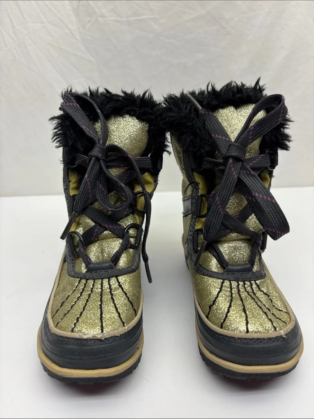 Sorel glitter boots, SZ 8 for toddler girl, box 43